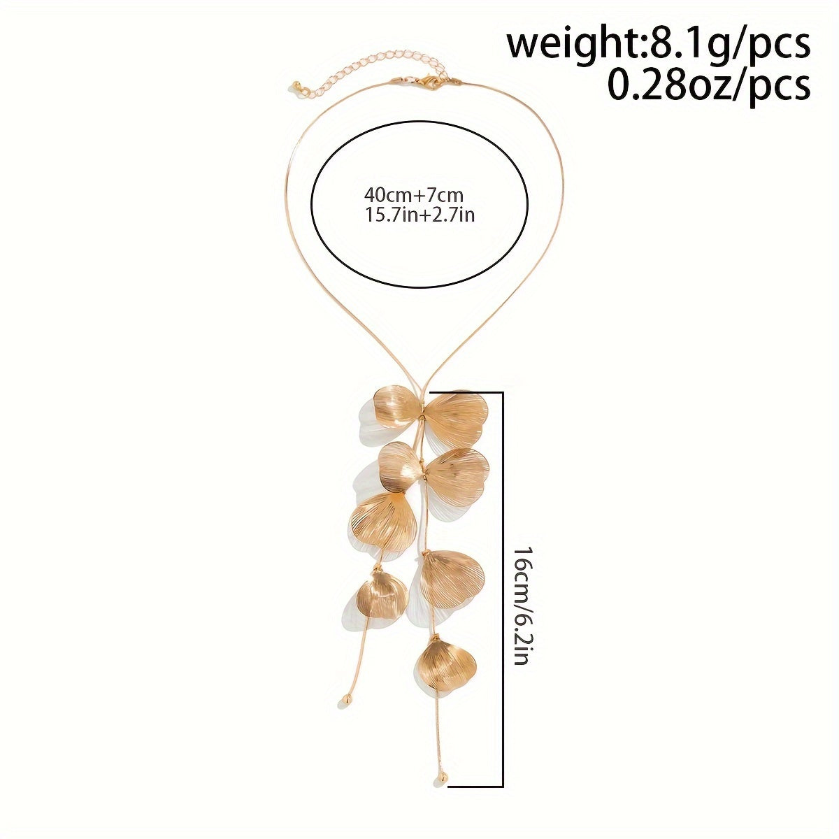 Timeless Ginkgo Leaf Pendant Necklace - Glamorous & Delicate Design - 14K Gold Plated Jewelry for Her - Elegant Everyday Wear, Perfect Gift for Feminine Charm