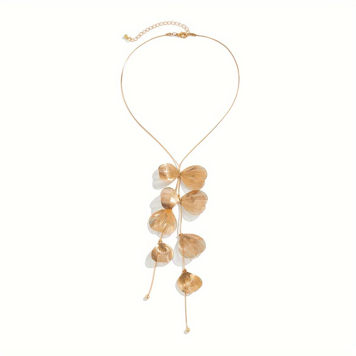 Timeless Ginkgo Leaf Pendant Necklace - Glamorous & Delicate Design - 14K Gold Plated Jewelry for Her - Elegant Everyday Wear, Perfect Gift for Feminine Charm