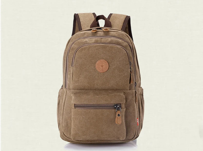 New Fashion Vintage Man's  Backpack Travel Schoolbag Male Backpacks Men Large Capacity Rucksack Shoulder School Bags