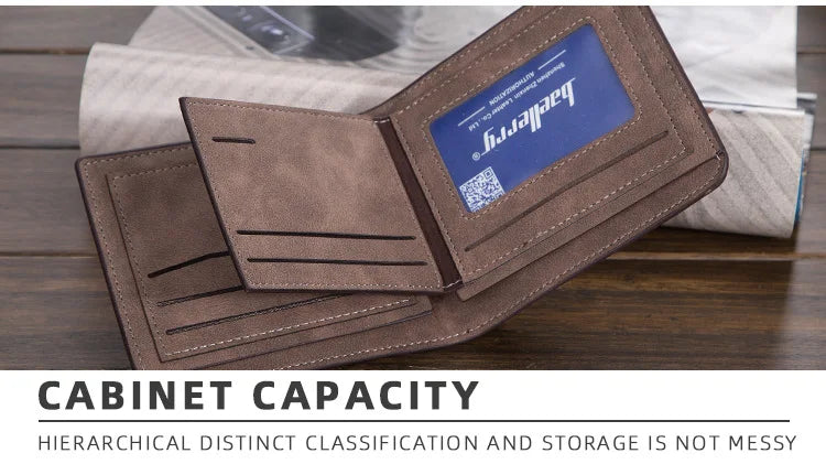 2024 Men Wallets Name Engraving Fashion Short Male Purse Simple Card Holder High Quality Male Purse For Boy Carteria