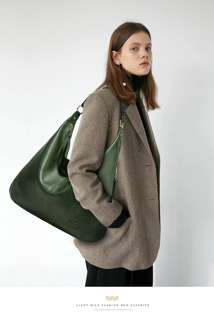 Winter Women Handbags Female Designer Shoulder Bags for Travel Weekend Feminine Bolsas Leather Large Messenger bag Fashion Hobos