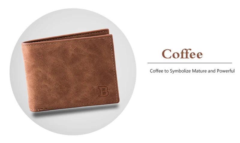 Wallet Men Leather Purse for Men Wallets with Zipper Card Holder Coin Pocket Male Money Bag Classic Monederos De Hombre