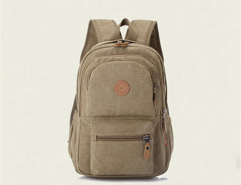 New Fashion Vintage Man's  Backpack Travel Schoolbag Male Backpacks Men Large Capacity Rucksack Shoulder School Bags