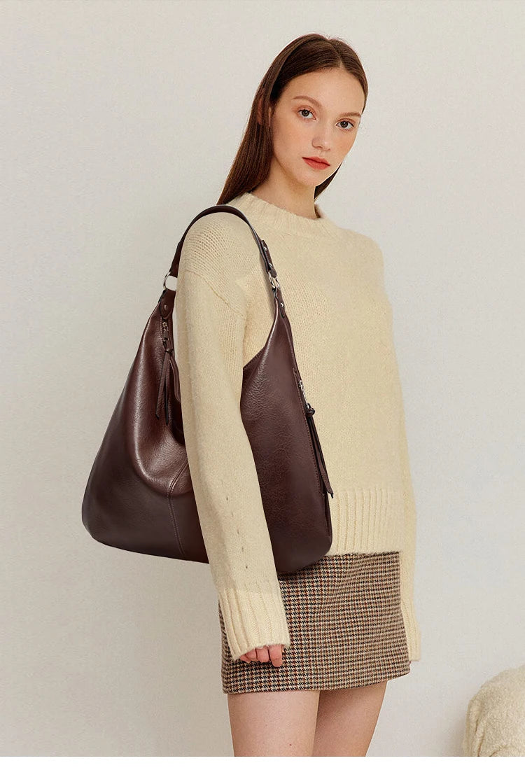Winter Women Handbags Female Designer Shoulder Bags for Travel Weekend Feminine Bolsas Leather Large Messenger bag Fashion Hobos