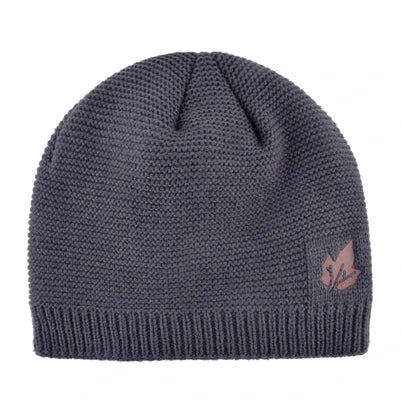 Men Winter Hat Scarf Sets Fashion Maple Leaf Knitted Skullies Beanies Man Thick Add Velvet Knit Bonnet Cap Boys Scarves Set