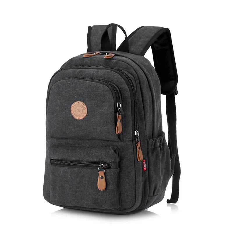 New Fashion Vintage Man's  Backpack Travel Schoolbag Male Backpacks Men Large Capacity Rucksack Shoulder School Bags
