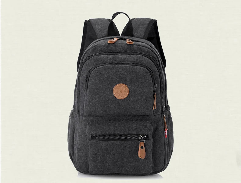 New Fashion Vintage Man's  Backpack Travel Schoolbag Male Backpacks Men Large Capacity Rucksack Shoulder School Bags