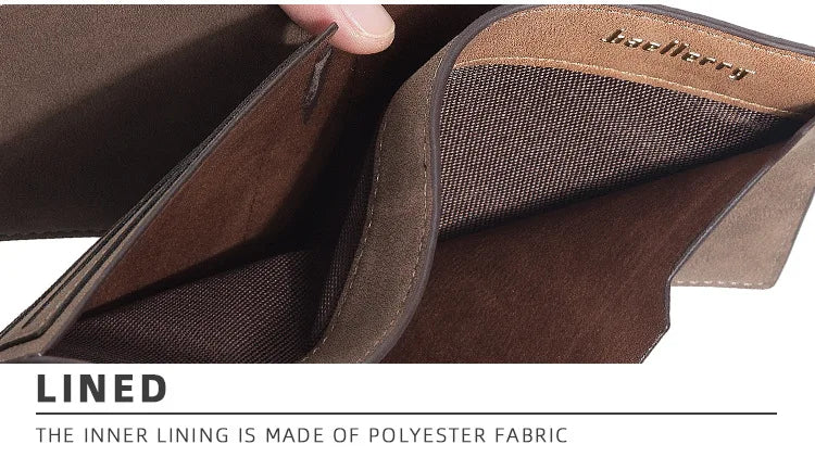 2024 Men Wallets Name Engraving Fashion Short Male Purse Simple Card Holder High Quality Male Purse For Boy Carteria