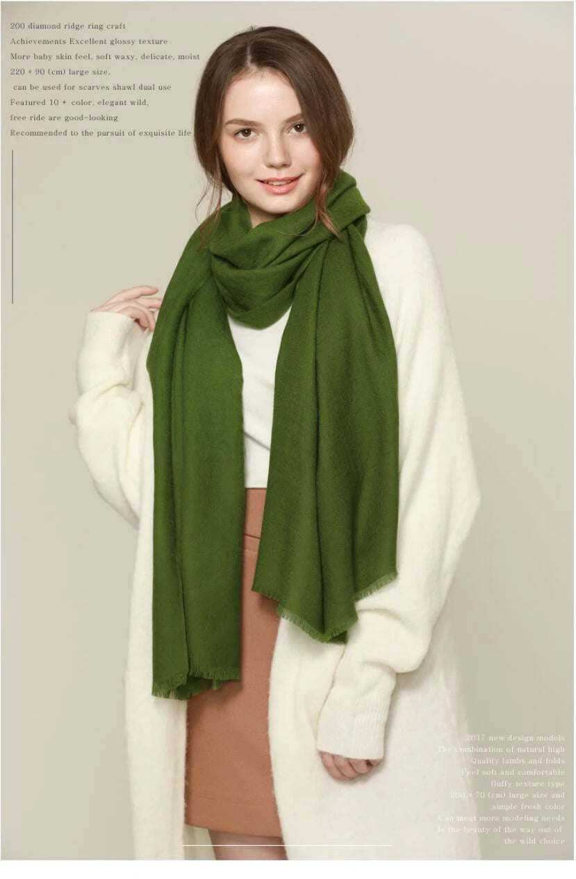 2024 Women Scarf Fashion  Luxury Brand  Winter  Women  Scarfs for Ladies Womens Coats Winter Scarves  Bufandas Invierno Mujer