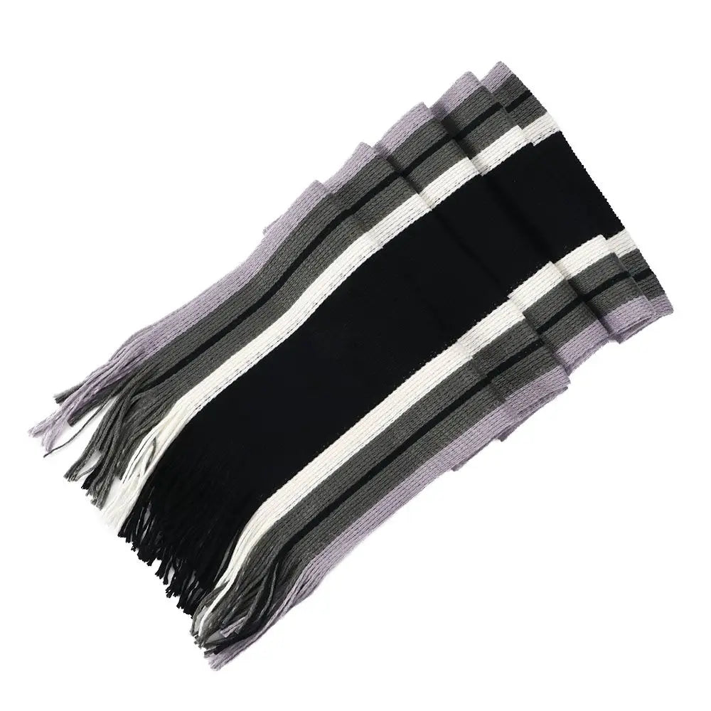Men's Shawls Male Echarpe Business Affairs Scarves Scarves with Tassels Tassel Scarf Scarf Striped Scarf Fringed Muffler