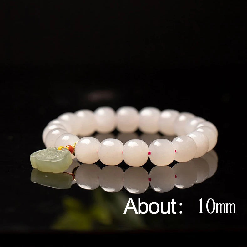 Women's Handmade Bracelet Round Beads With S925 Silver Gold-Plated Enamel - Multiple Styles Straight For Birthday Gift