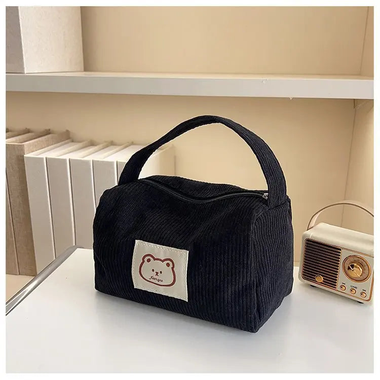 Cosmetic Bags for Women Plush Cute Handbag Summer Fashion Soft Comfortable Large Capacity Trendy Handbag for Women With Handle