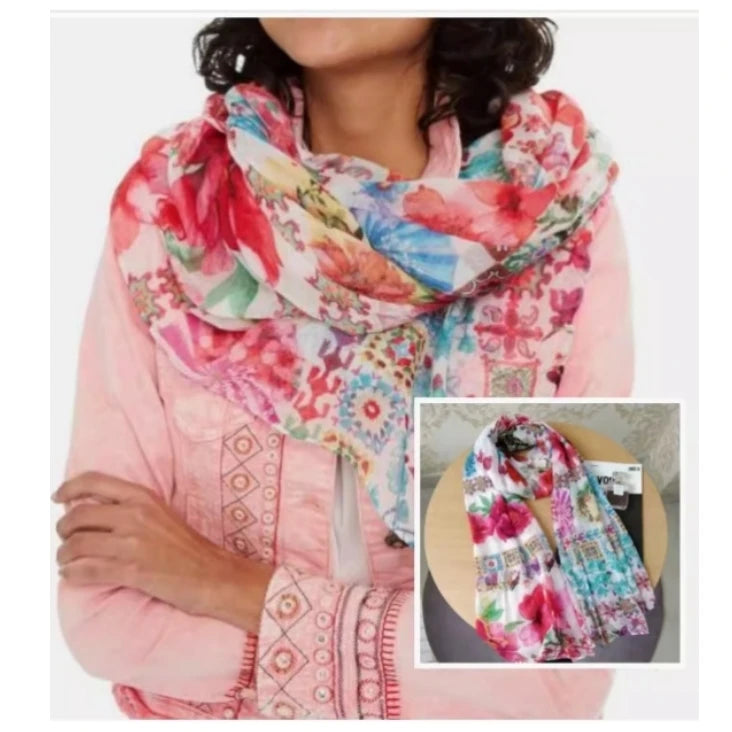 scarf  for woman brand luxury scarf elegant womens shawl silk scarves woman Autumn and winter classic print high-end scarf