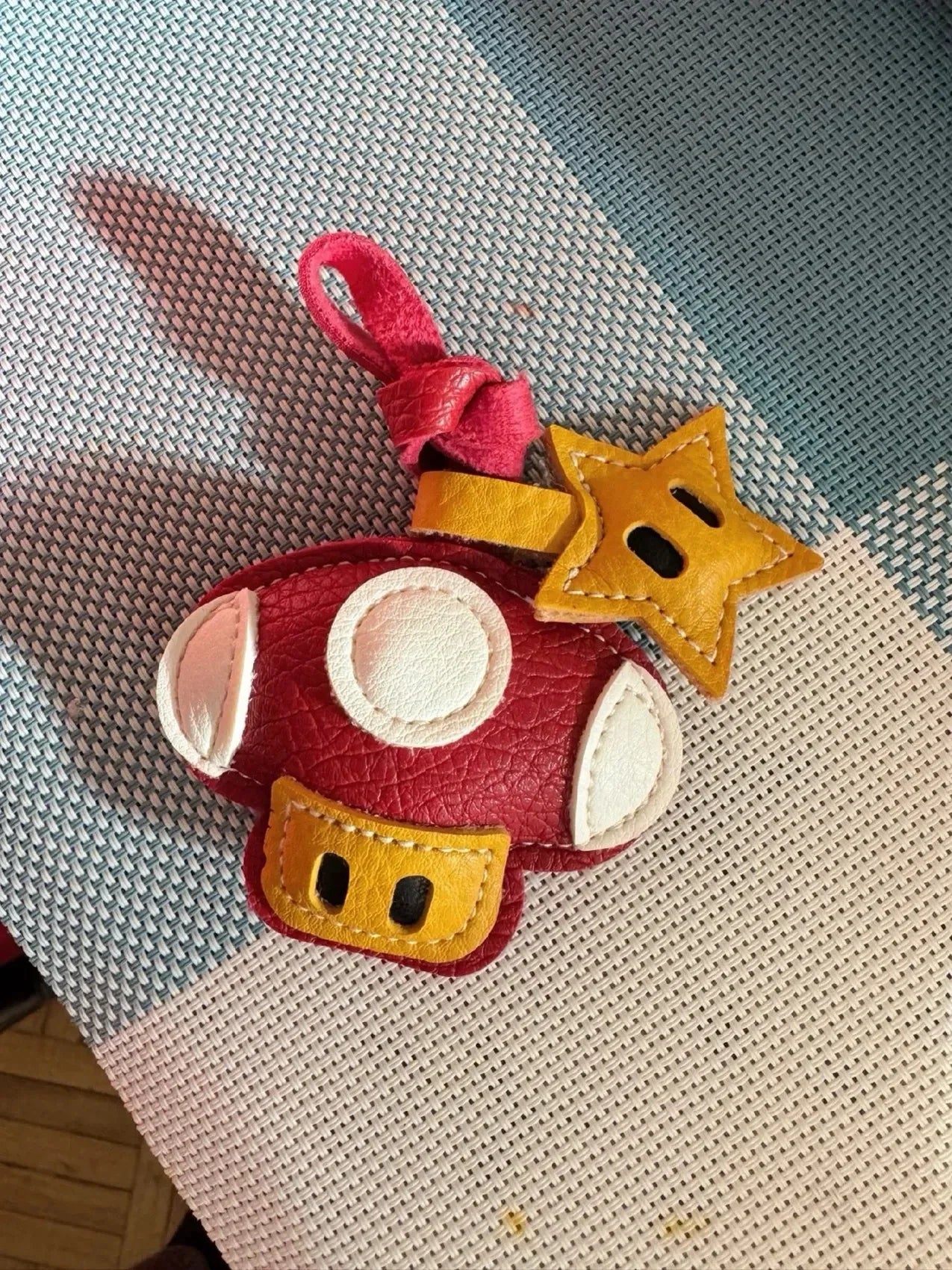 Luxury Design Genuine Leather Handmade Pendant Bag Accessories Cute Car Hangings Keychain Bag Charms Cute Animal Bag Decorations