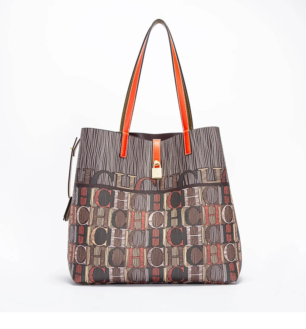 Women's Work 2024 Seasons New Leisure Personalized Tote Bag Fashion Underarm Bag Retro Large Capacity Shoulder Bag