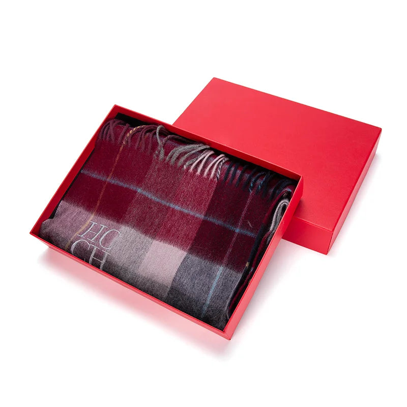 Fashion Men Women Scarf Warm Wool Comfortable Winter Scarf Unisex High Quality Neckerchief Brand Design Popular Couple Muffler