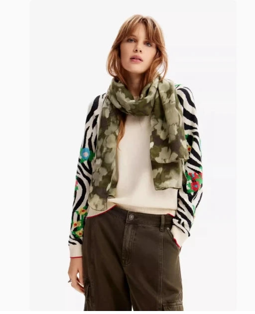 scarf  for woman brand luxury scarf elegant womens shawl silk scarves woman Autumn and winter classic print high-end scarf