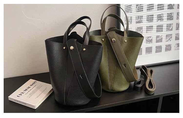 Fashion Trending Brand Luxury Designer Women Bags Female Handbags Solid Bucket Bag For Women 2023 Crossbody Shoulder Bags Totes