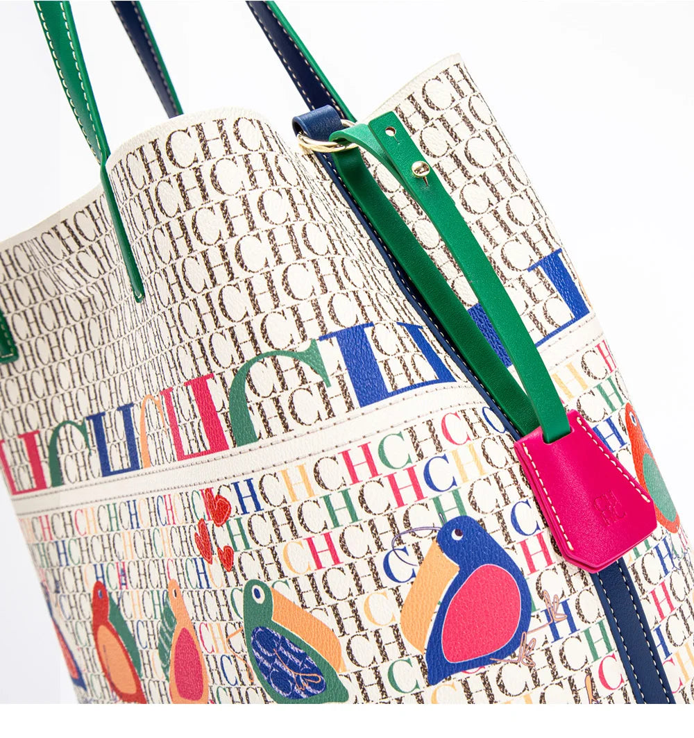 Women's Work 2024 Seasons New Leisure Personalized Tote Bag Fashion Underarm Bag Retro Large Capacity Shoulder Bag