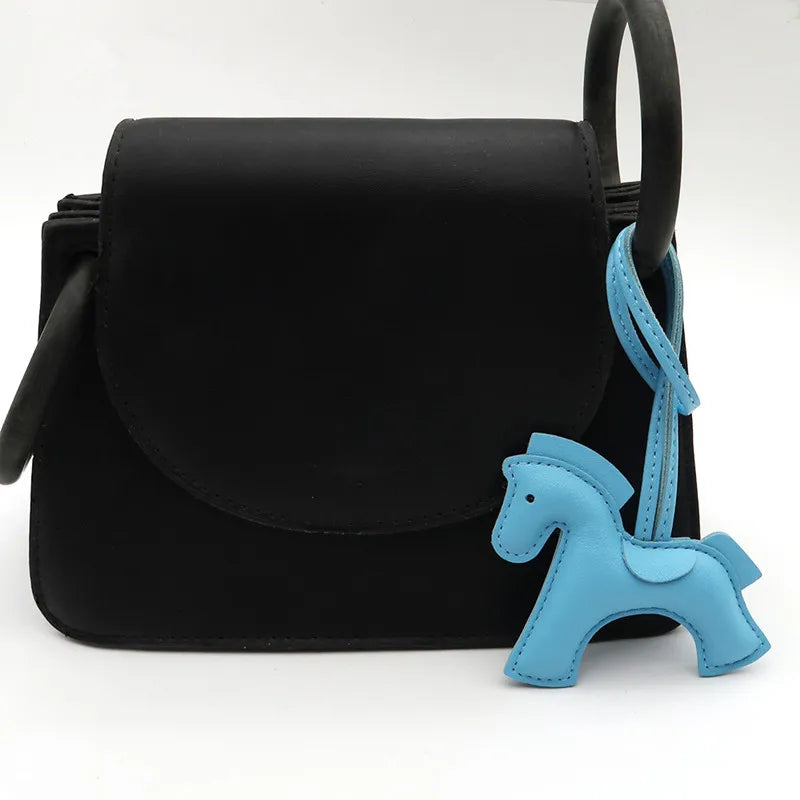 Fashion Bag Accessories Horse With Strings Rope Luxury Designer Strap Keychain Handbag Decoration 2025 New