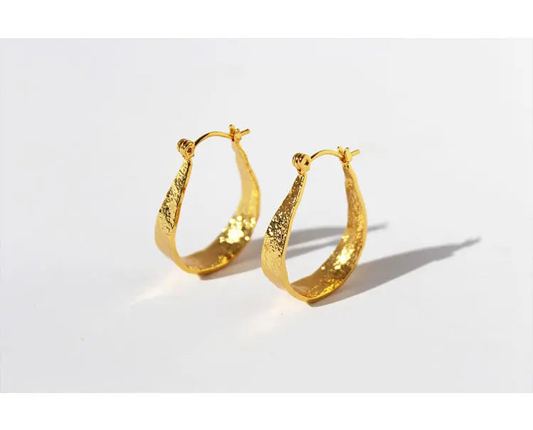 Earrings for Women Piercing Geometric Jewelry Woman Hoop Earring Gold Plated Bijouterie Female Hoops Fashion Piercin