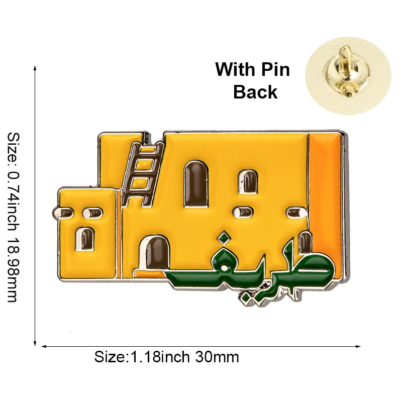 Saudi Arabia Flag Badge Flag Laple Pin Badges Flag Brooch
