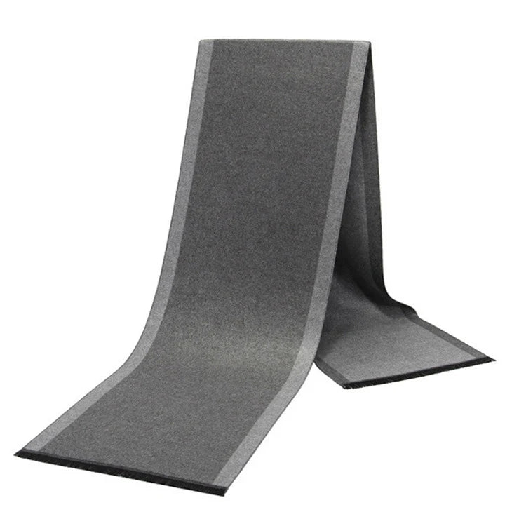 Men Scarf For Man Winter Copy Cashmere Shawl Luxury Brand Scarf Soft Keep Warm Outdoor Grey Knit Neckerchief Men Shawl Wrap Gift