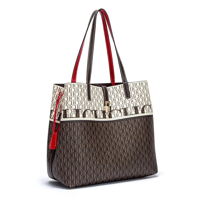 Women's Work 2024 Seasons New Leisure Personalized Tote Bag Fashion Underarm Bag Retro Large Capacity Shoulder Bag