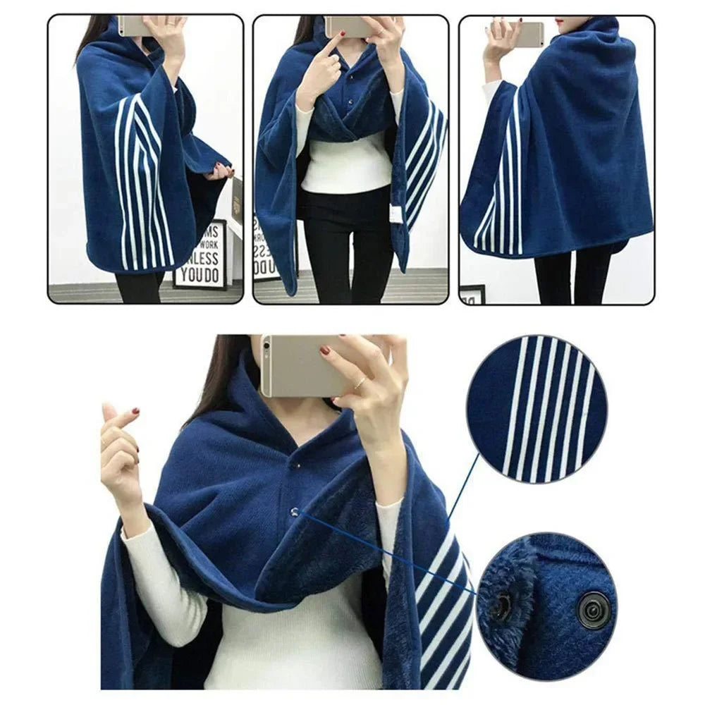 Lady Multifunction Doublelayer Tartan Plaid Blanket Scarf Wrap Shawl Winter Warm шарф женский Elegant Womens Shawl Scarf Winter