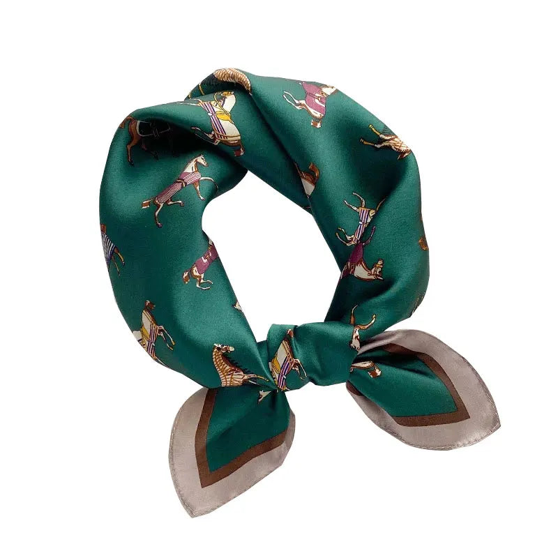100% Real Silk Scarf Women Shawls Wraps Ladies Foulard Scarves New Neck Hair Small Office Pashmina Female Hijab Bandana шарфи