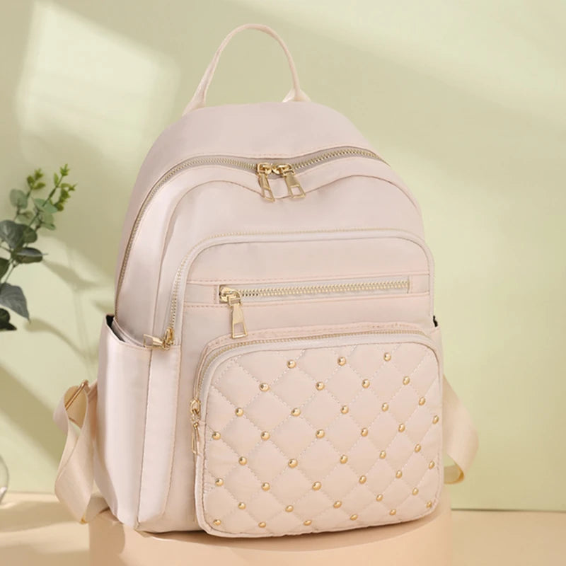 Fashion Bagpack Women High Quality Nylon Backpacks Female Big Travel Back Pack Large School Bags for Teenage Girls Shoulder Bag