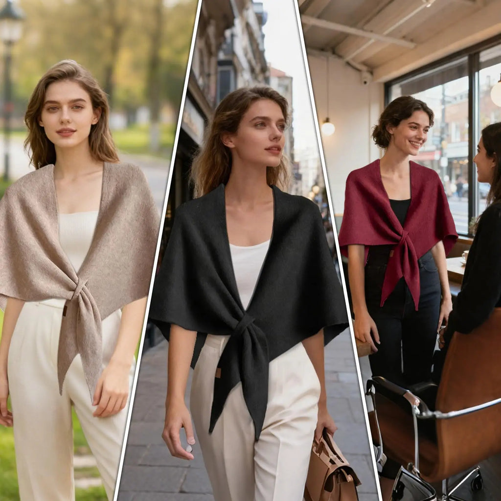 Winter Shawl for Women Elegant Retro Triangle Knitted Scarf Shawl Cardigan Single Shoulder Top Sweater Fashion Versatile Shawl