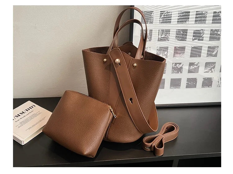 Fashion Trending Brand Luxury Designer Women Bags Female Handbags Solid Bucket Bag For Women 2023 Crossbody Shoulder Bags Totes