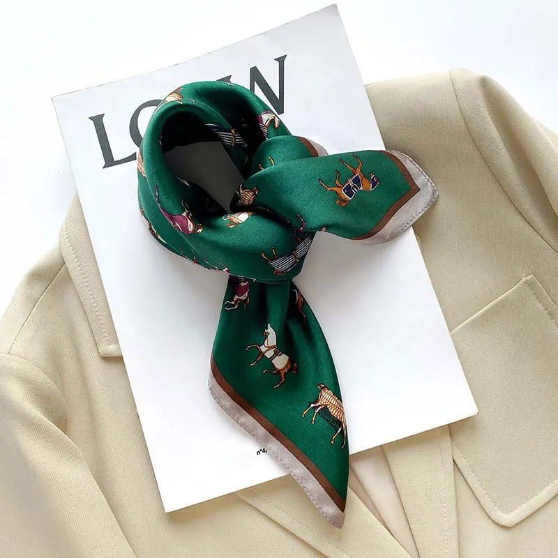 100% Real Silk Scarf Women Shawls Wraps Ladies Foulard Scarves New Neck Hair Small Office Pashmina Female Hijab Bandana шарфи