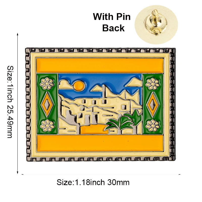 Saudi Arabia Flag Badge Flag Laple Pin Badges Flag Brooch