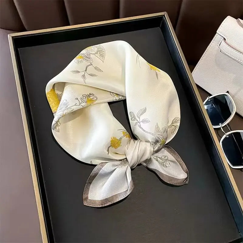 وشاح حريري طبيعي 100%، شال نسائي، أوشحة، أوشحة نسائية، أوشحة، أوشحة جديدة للرقبة والشعر، شال صغير للمكتب، شال باشمينا، حجاب نسائي، باندانا