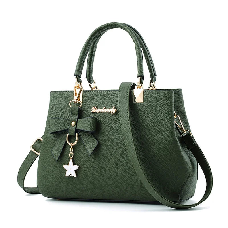 6 Colors Elegant Shoulder Bag Fashion Flowers Hand Bags for Women Luxury Designer Female Bags Plum Bowknot Sweet Crossbody Bag