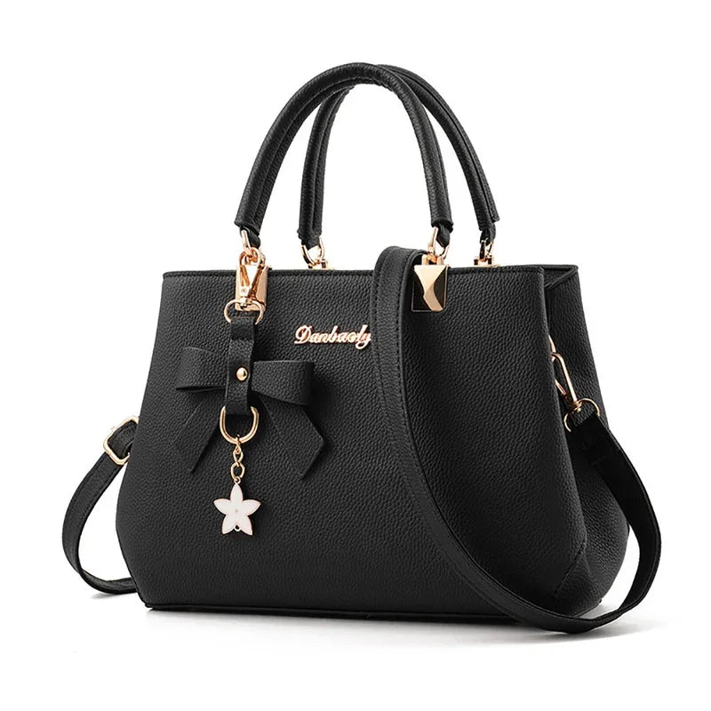 6 Colors Elegant Shoulder Bag Fashion Flowers Hand Bags for Women Luxury Designer Female Bags Plum Bowknot Sweet Crossbody Bag