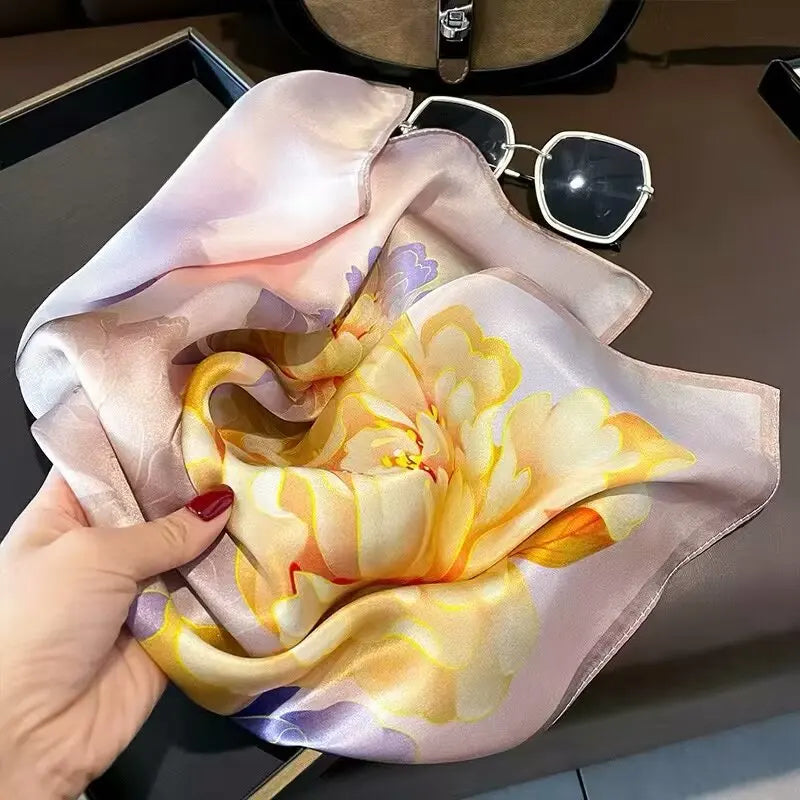 وشاح حريري طبيعي 100%، شال نسائي، أوشحة، أوشحة نسائية، أوشحة، أوشحة جديدة للرقبة والشعر، شال صغير للمكتب، شال باشمينا، حجاب نسائي، باندانا