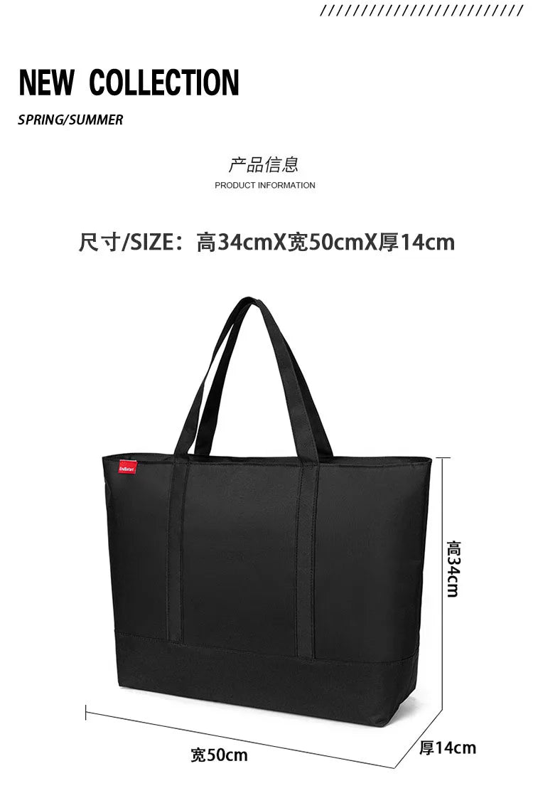 Men's Handbag Japanese Tote Oxford Cloth Fashion Shoulder Bags for Man 2026 Luxury Designer Large Student Black Male Casual Hand