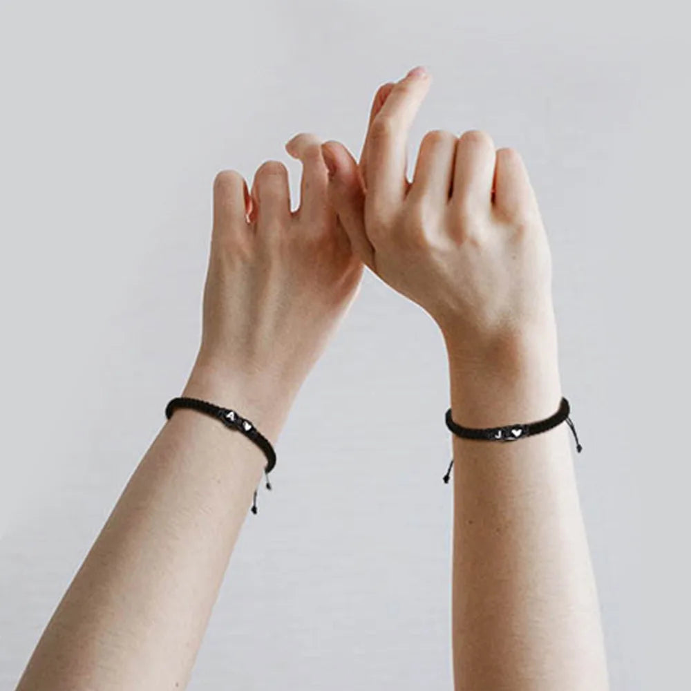 26 Letters Bracelets for Women Teen Girls Adjustable A-Z Initials Braided Bangles Graduation Birthday Gifts Jewelry