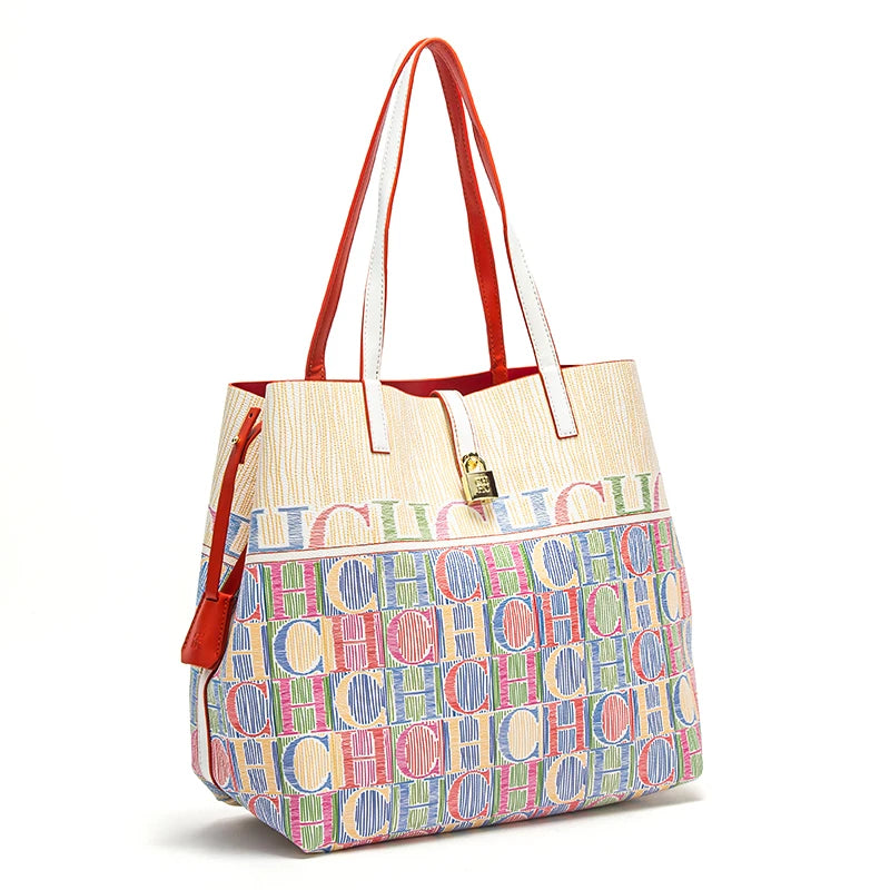 Women's Work 2024 Seasons New Leisure Personalized Tote Bag Fashion Underarm Bag Retro Large Capacity Shoulder Bag