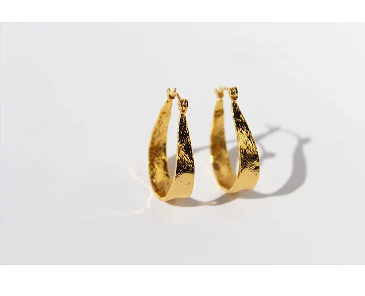 Earrings for Women Piercing Geometric Jewelry Woman Hoop Earring Gold Plated Bijouterie Female Hoops Fashion Piercin