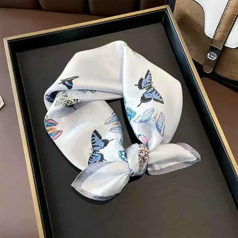 وشاح حريري طبيعي 100%، شال نسائي، أوشحة، أوشحة نسائية، أوشحة، أوشحة جديدة للرقبة والشعر، شال صغير للمكتب، شال باشمينا، حجاب نسائي، باندانا