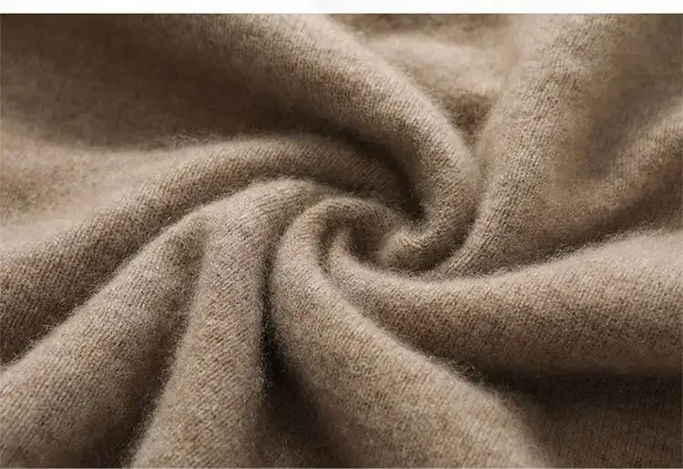 Shawl Cape Sweater Cardigan Women's 2024 Spring and Autumn New Style Outerwear Loose Knit Sweater Jacket Medium Long Style