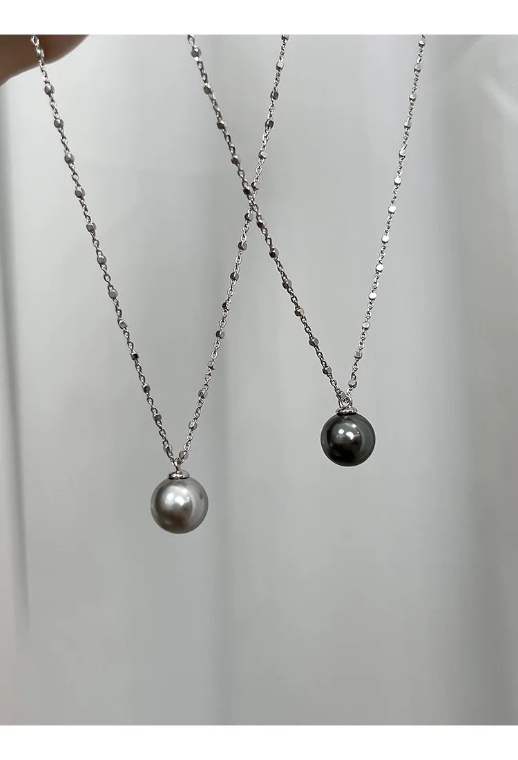 Pearl Necklace for Women 2025 New Style Simple Temperament Collarbone Chain Niche High-end Feeling