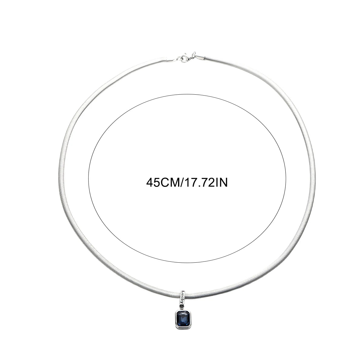 Snake Chain Pendant Necklace Is Simple And Fashionable, Suitable For Men Snake Bone Chain Accessories