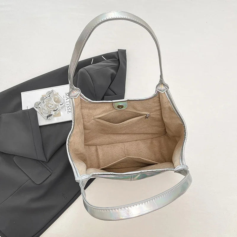 Fashion Leather Handbags for Women 2025 Luxury Handbags Women Bags Designer Large Capacity Tote Bag Shoulder Bags Sac a Main