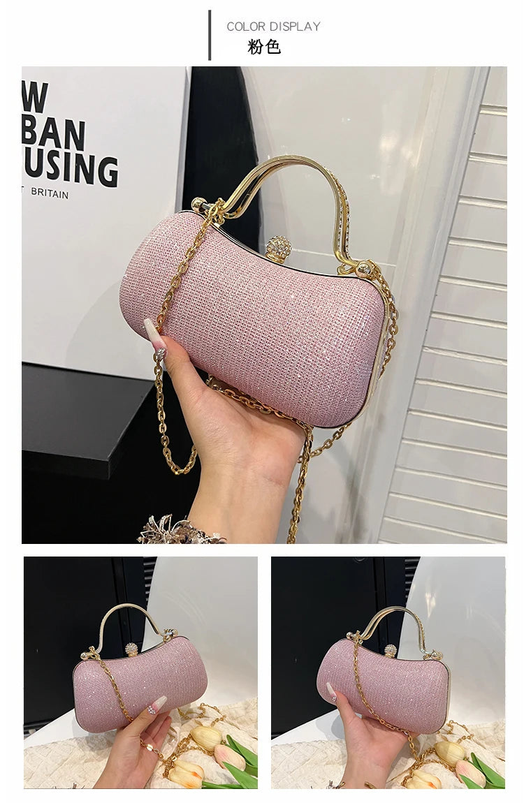 Evening party bags: This year, there is a trend for sophisticated and feminine women's bags. There are simple buttoned small bag