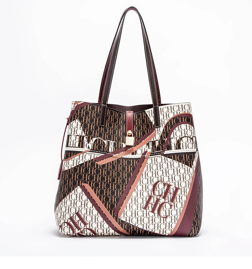 Women's Work 2024 Seasons New Leisure Personalized Tote Bag Fashion Underarm Bag Retro Large Capacity Shoulder Bag